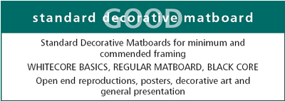 Standard Decorative Matboard Good