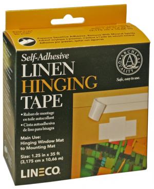 Lineco Self-Adhesive Linen Hinging Tape